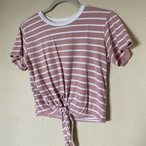 Stripped crop top